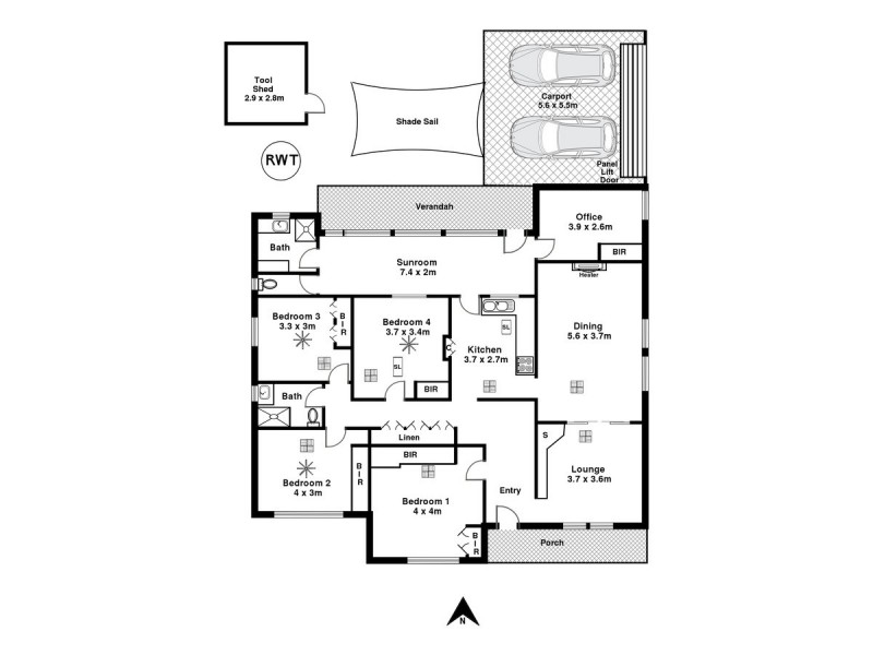 5 Mines Road, Campbelltown SA 5074 Floorplan