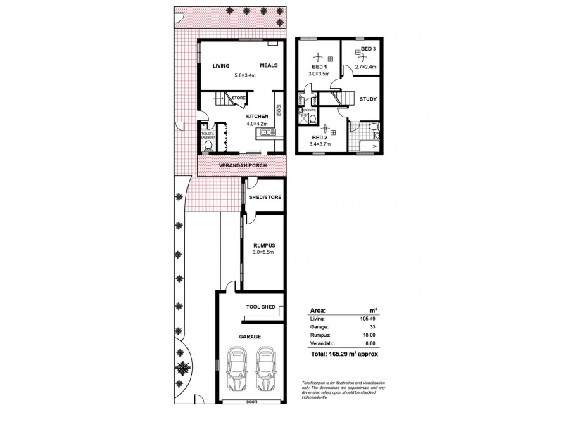 19 Curlew Court, Semaphore Park SA 5019 Floorplan