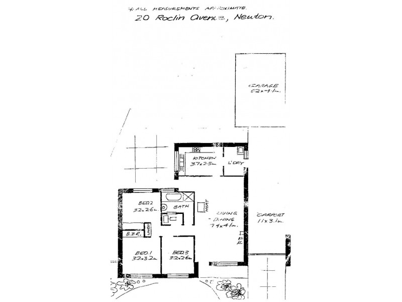 20 Roclin Ave, Newton SA 5074 Floorplan