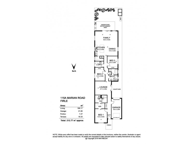 115A Marian Road, Firle SA 5070 Floorplan
