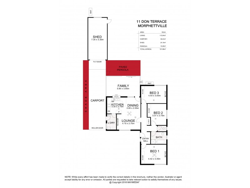11 Don Terrace, Morphettville SA 5043 Floorplan