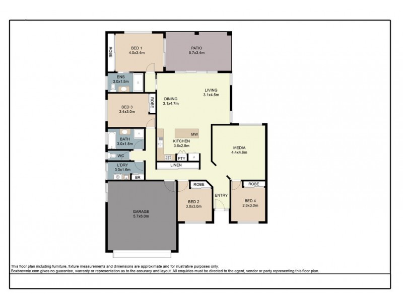 50 Clementine Street, Bellmere QLD 4510 Floorplan