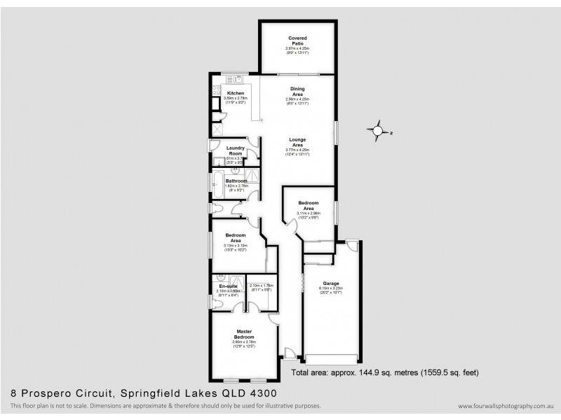 8 Prospero Circuit, Springfield Lakes QLD 4300 Floorplan