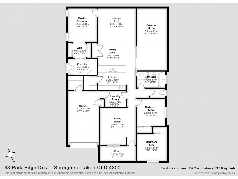 88 Park Edge Drive, Springfield Lakes QLD 4300 Floorplan