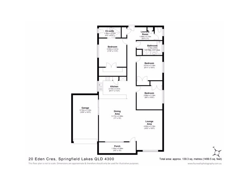 20 Eden Cres, Springfield Lakes QLD 4300 Floorplan