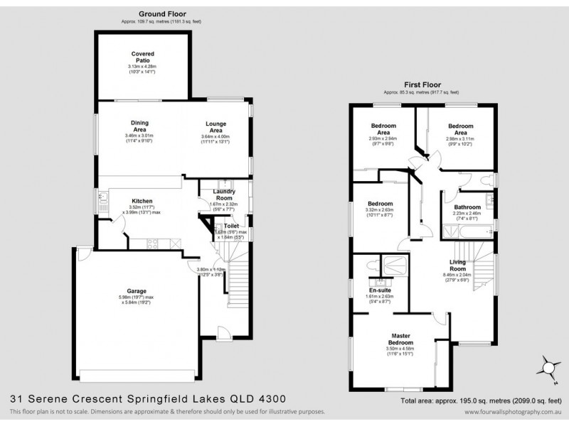 31 Serene Crescent, Springfield Lakes QLD 4300 Floorplan