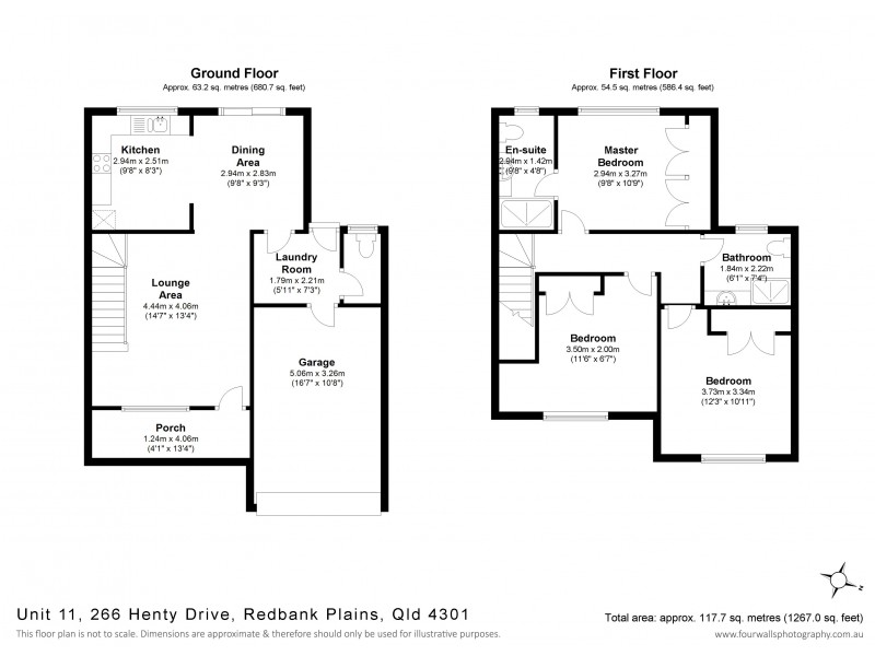 11/266 Henty Drive, Redbank Plains QLD 4301 Floorplan