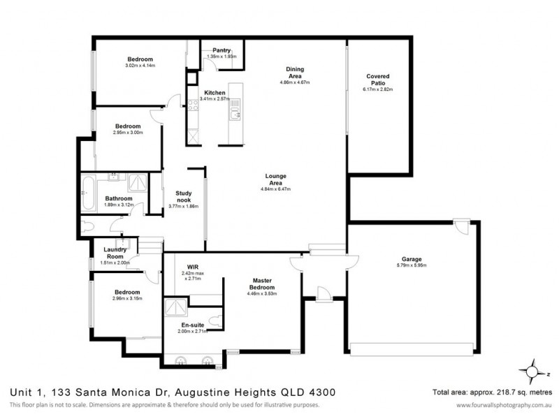 133 Santa Monica Drive, Augustine Heights QLD 4300 Floorplan