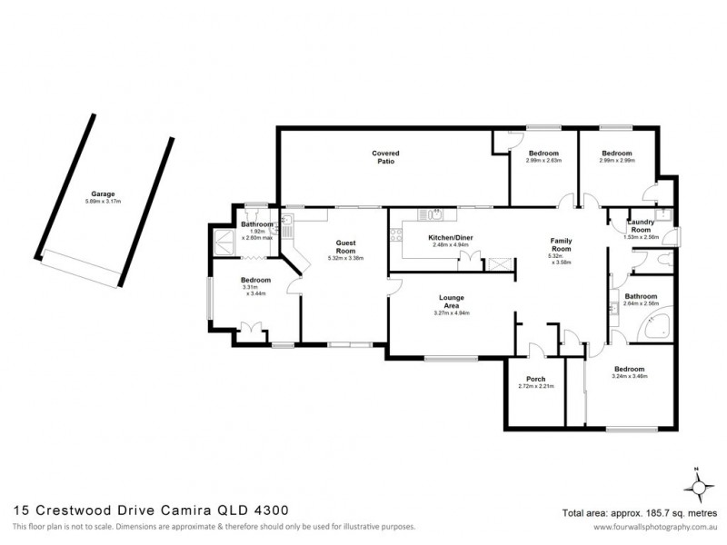15 CRESTWOOD DRIVE, Camira QLD 4300 Floorplan