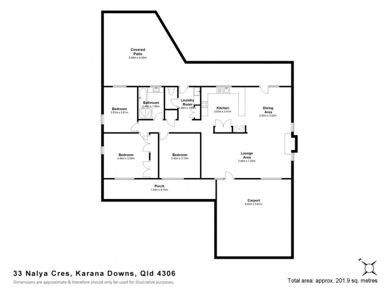 33 Nalya Crescent, Karana Downs QLD 4306 Floorplan