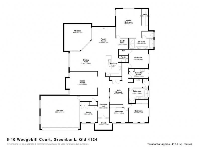 6 – 10 Wedgebill Court, Greenbank QLD 4124 Floorplan