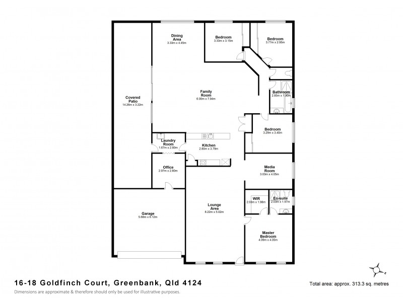 16-18 Goldfinch Court, Greenbank QLD 4124 Floorplan