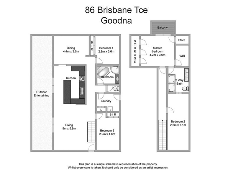 86 Brisbane Terrace, Goodna QLD 4300 Floorplan