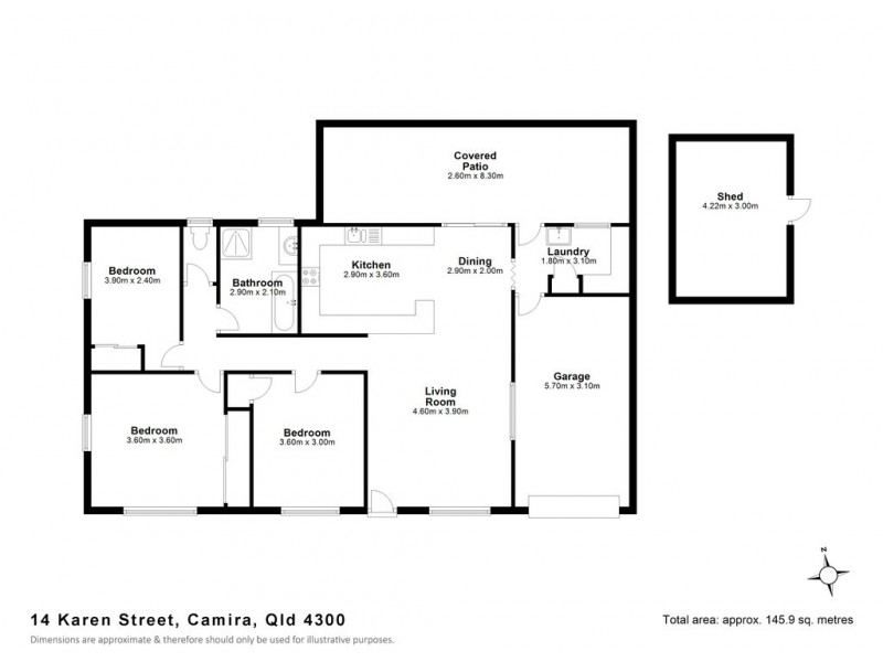 16 Karen Steet, Camira QLD 4300 Floorplan