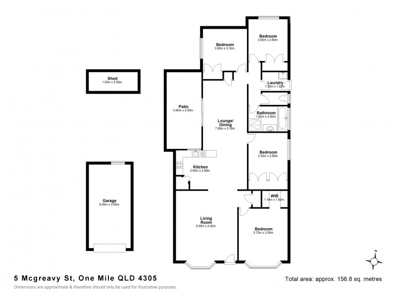 5 McGreavy Street, One Mile QLD 4305 Floorplan