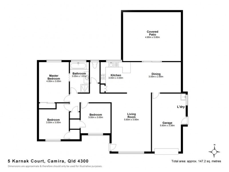5 Karnak Court, Camira QLD 4300 Floorplan