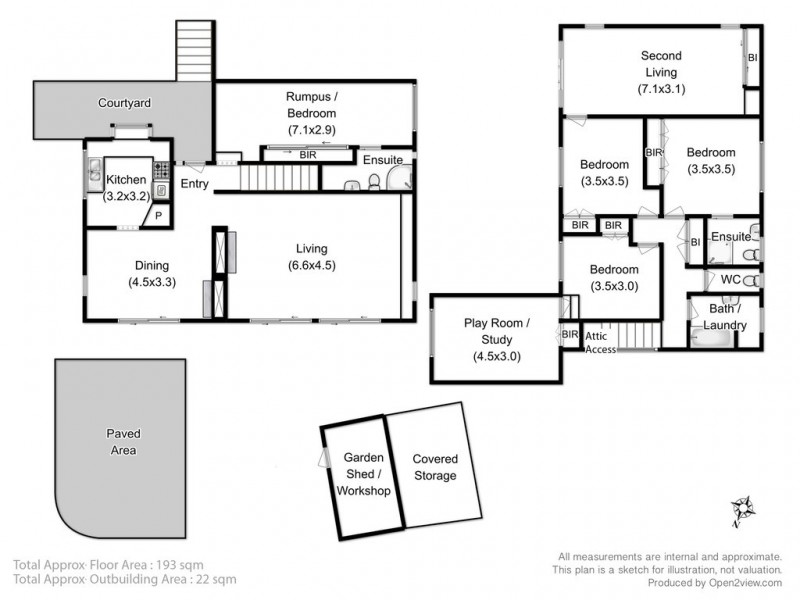 1 Hawthorn Drive, Kingston TAS 7050 Floorplan