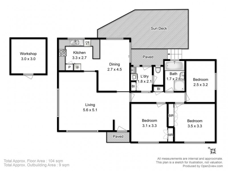 4 Dromana Court, Blackmans Bay TAS 7052 Floorplan