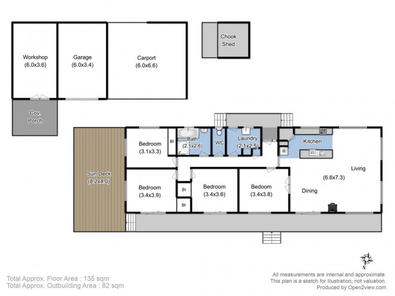 350 Sandfly Road, Margate TAS 7054 Floorplan