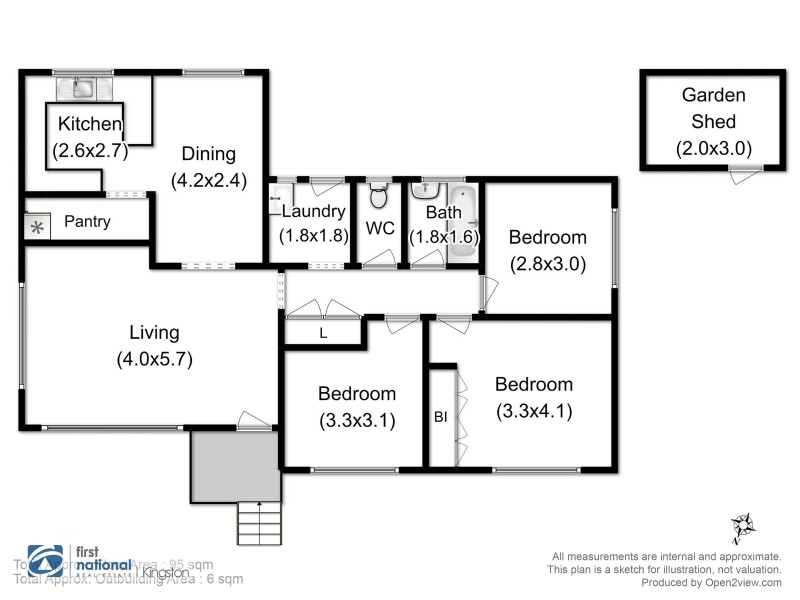 2 Alamo Close, Blackmans Bay TAS 7052 Floorplan