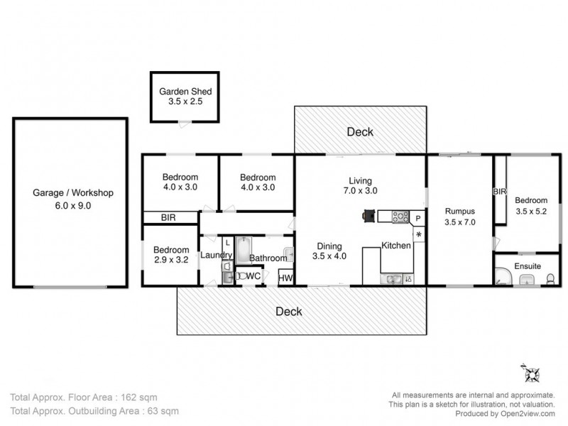 155 Vinces Saddle Road, Sandfly TAS 7150 Floorplan
