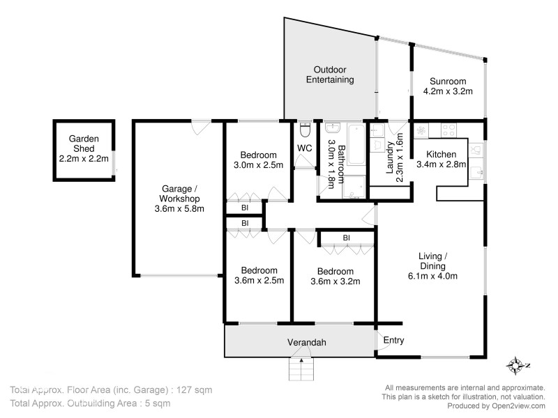 7 Amberley Court, Blackmans Bay TAS 7052 Floorplan
