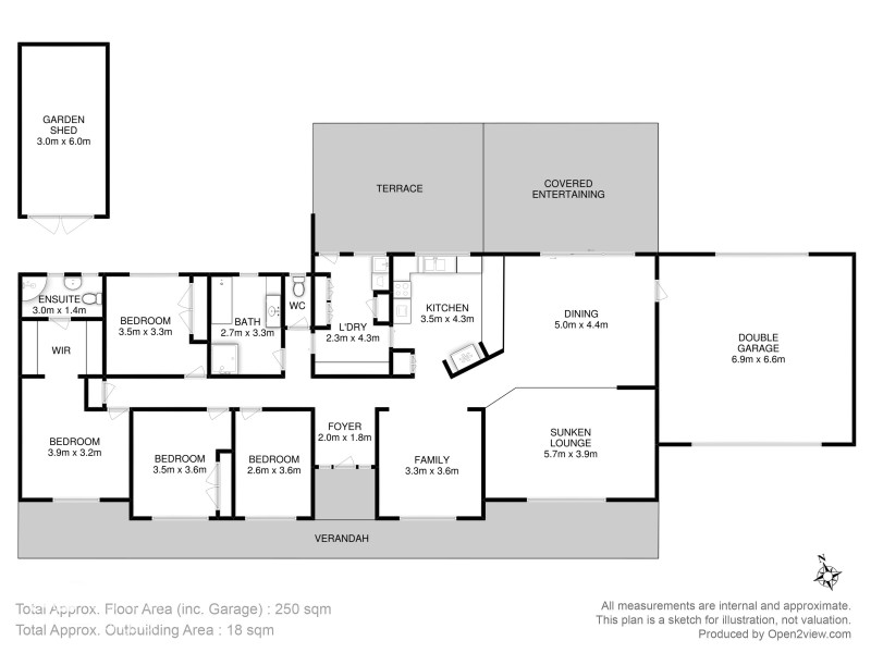 18 Golden Grove Drive, Blackmans Bay TAS 7052 Floorplan