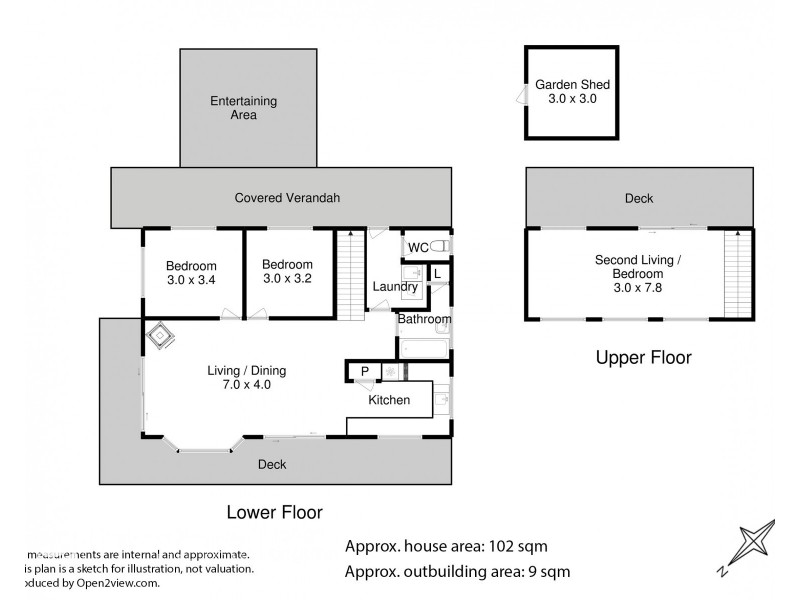 38 Cox Drive, Dennes Point TAS 7150 Floorplan