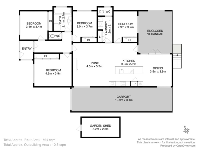 170 Roslyn Avenue, Blackmans Bay TAS 7052 Floorplan