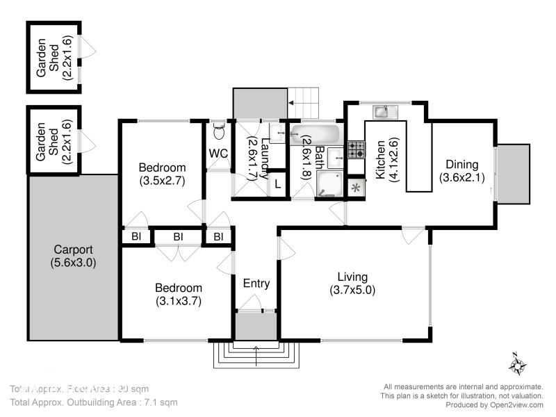 4/70 Redwood Road, Kingston TAS 7050 Floorplan