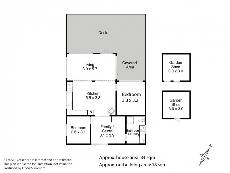 13 Cox Drive, Dennes Point TAS 7150 Floorplan