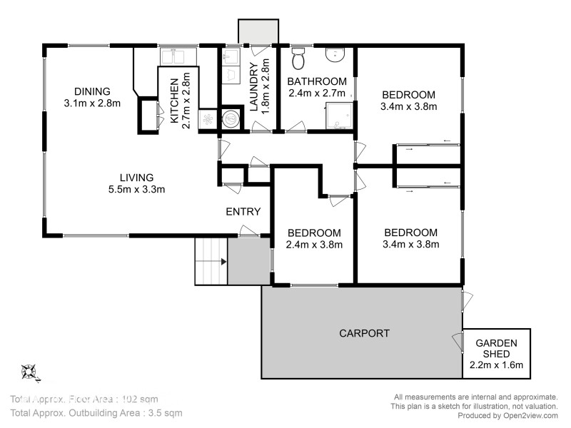 3/16 Pearsall Avenue, Blackmans Bay TAS 7052 Floorplan