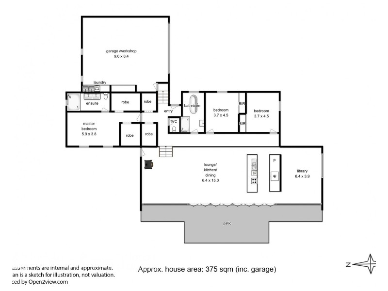 2 D’Entrecasteaux Drive, North Bruny TAS 7150 Floorplan