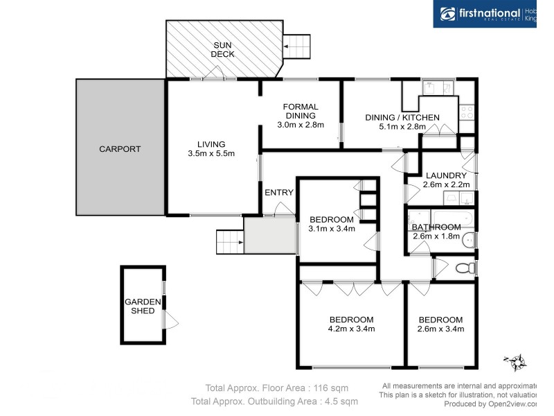 5 Jantina Place, Kingston TAS 7050 Floorplan