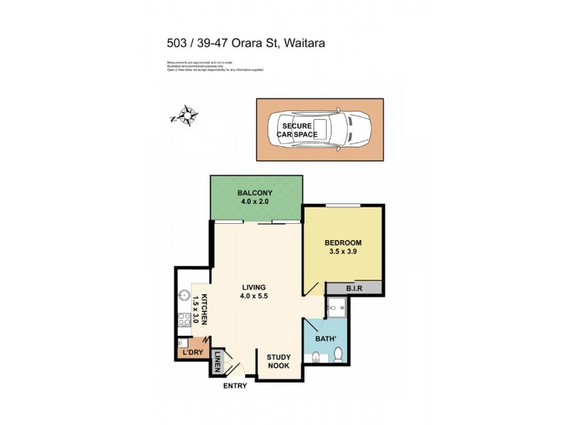 503/39 Orara  Street, Waitara NSW 2077 Floorplan