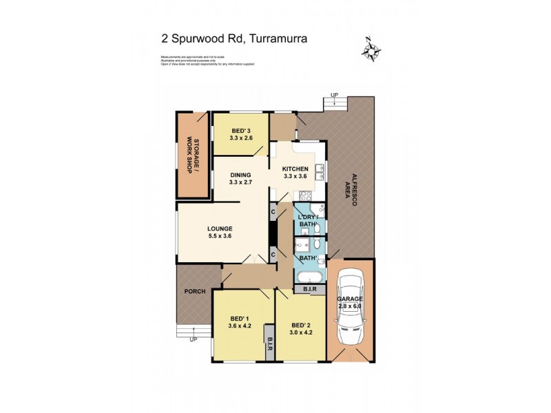 2 Spurwood, Turramurra NSW 2074 Floorplan