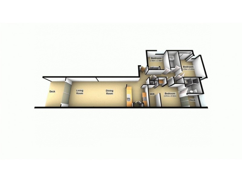 409/23 Parkland Street, Nundah QLD 4012 Floorplan