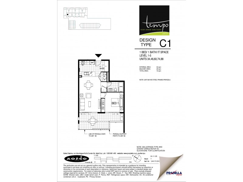 88/20 Donkin St, West End QLD 4101 Floorplan