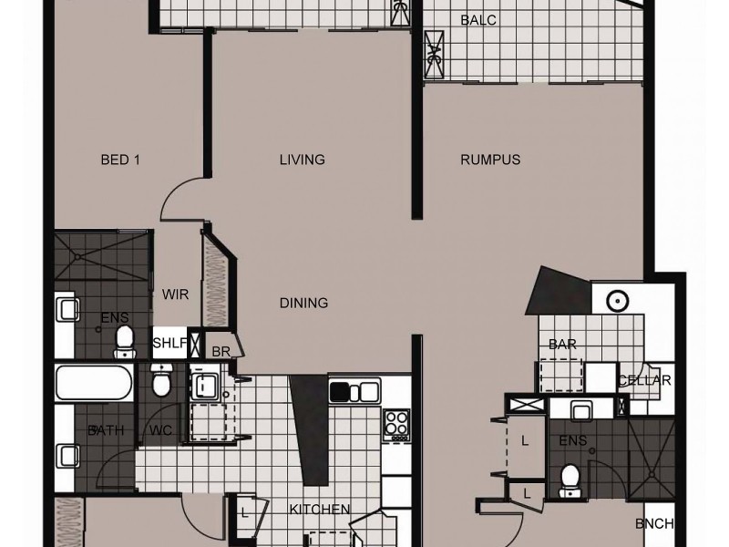 100/57 Grand Parade, Kawana Island QLD 4575 Floorplan
