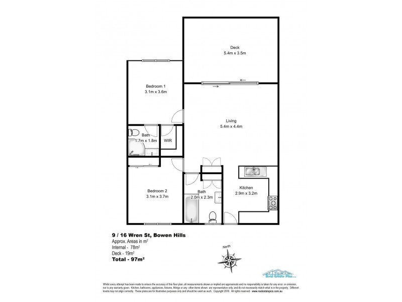 9/16 Wren Street, Bowen Hills QLD 4006 Floorplan