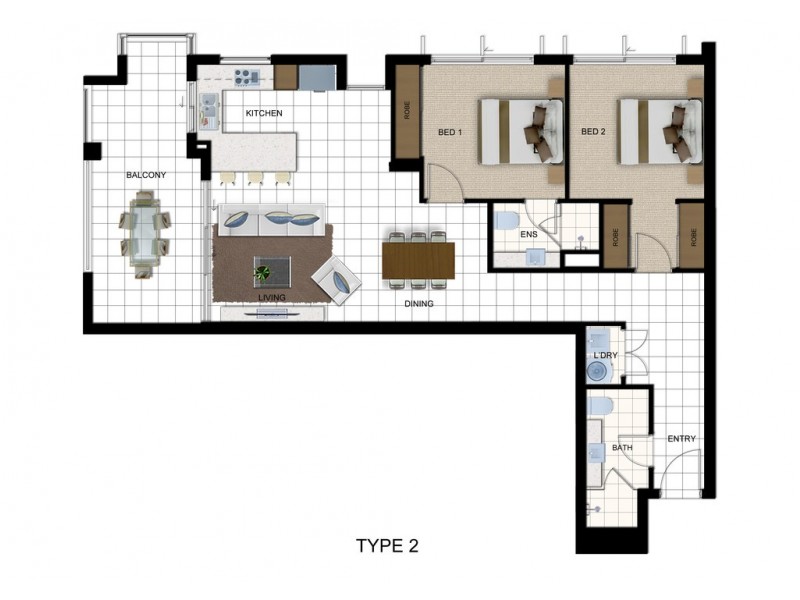 809 / 70 Carl Street, Woolloongabba QLD 4102 Floorplan
