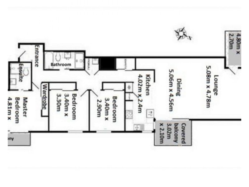 2306/12 Executive Drive, Burleigh Waters QLD 4220 Floorplan