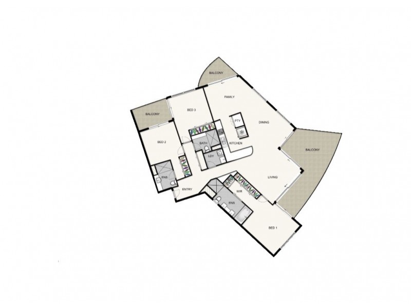 501/300 Marine Parade, Labrador QLD 4215 Floorplan