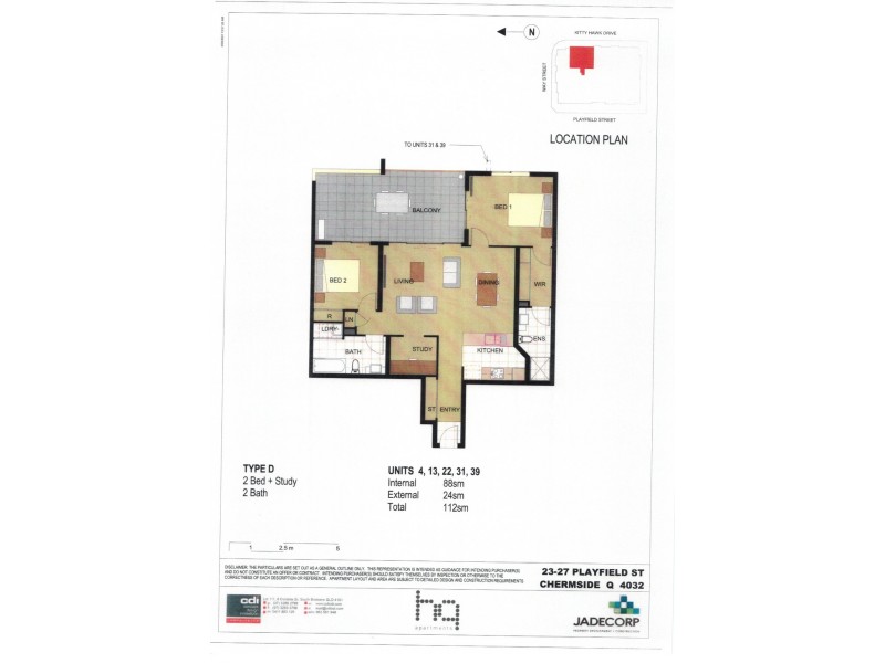 22/23 PLAYFIELD ST, Chermside QLD 4032 Floorplan