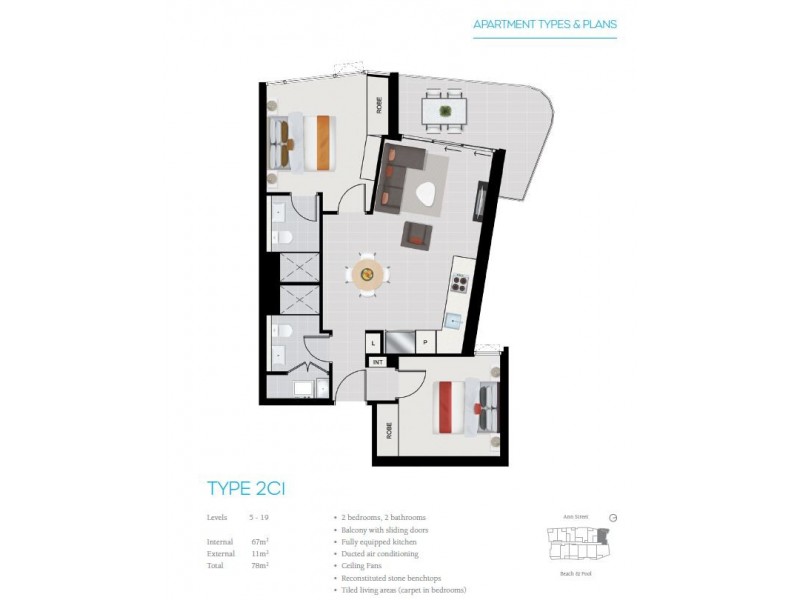 1055 ANN ST “Level 19′, Newstead QLD 4006