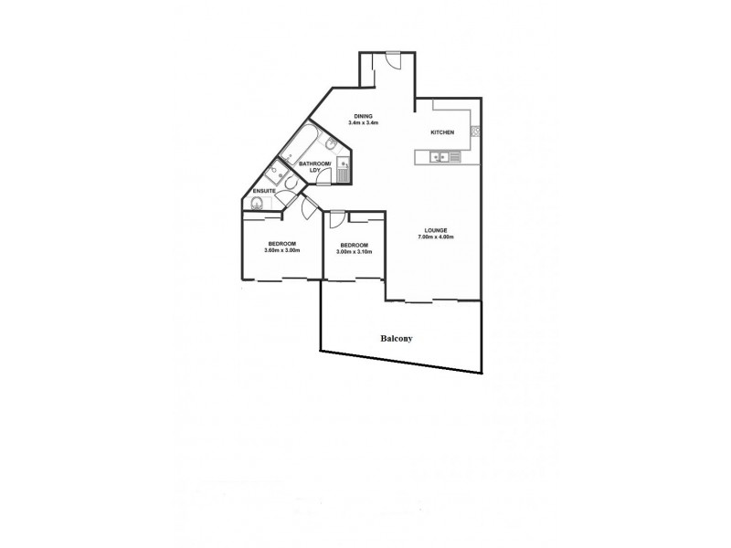 13/12 Grace St, Nundah QLD 4012 Floorplan