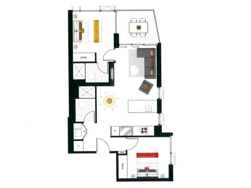 1033 ANN STREET, Newstead QLD 4006 Floorplan
