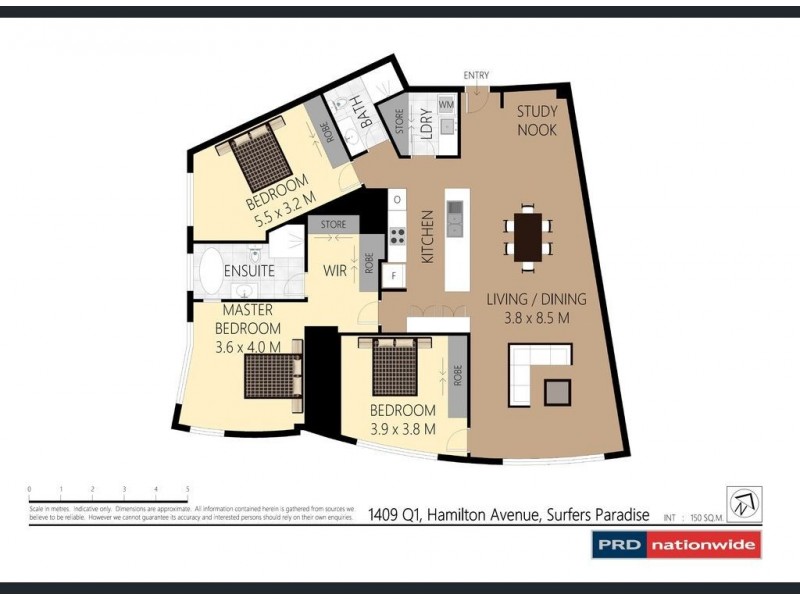 1409/9 Hamilton Avenue, Surfers Paradise QLD 4217