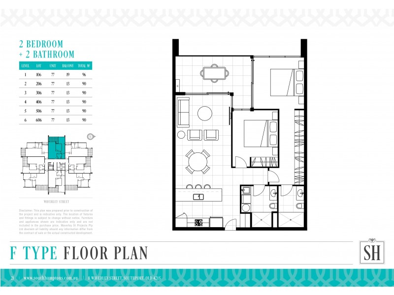 306/8 Waverley Street, Southport QLD 4215 Floorplan