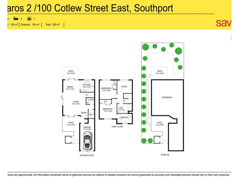 2/100 Cotlew Street East, Southport QLD 4215 Floorplan